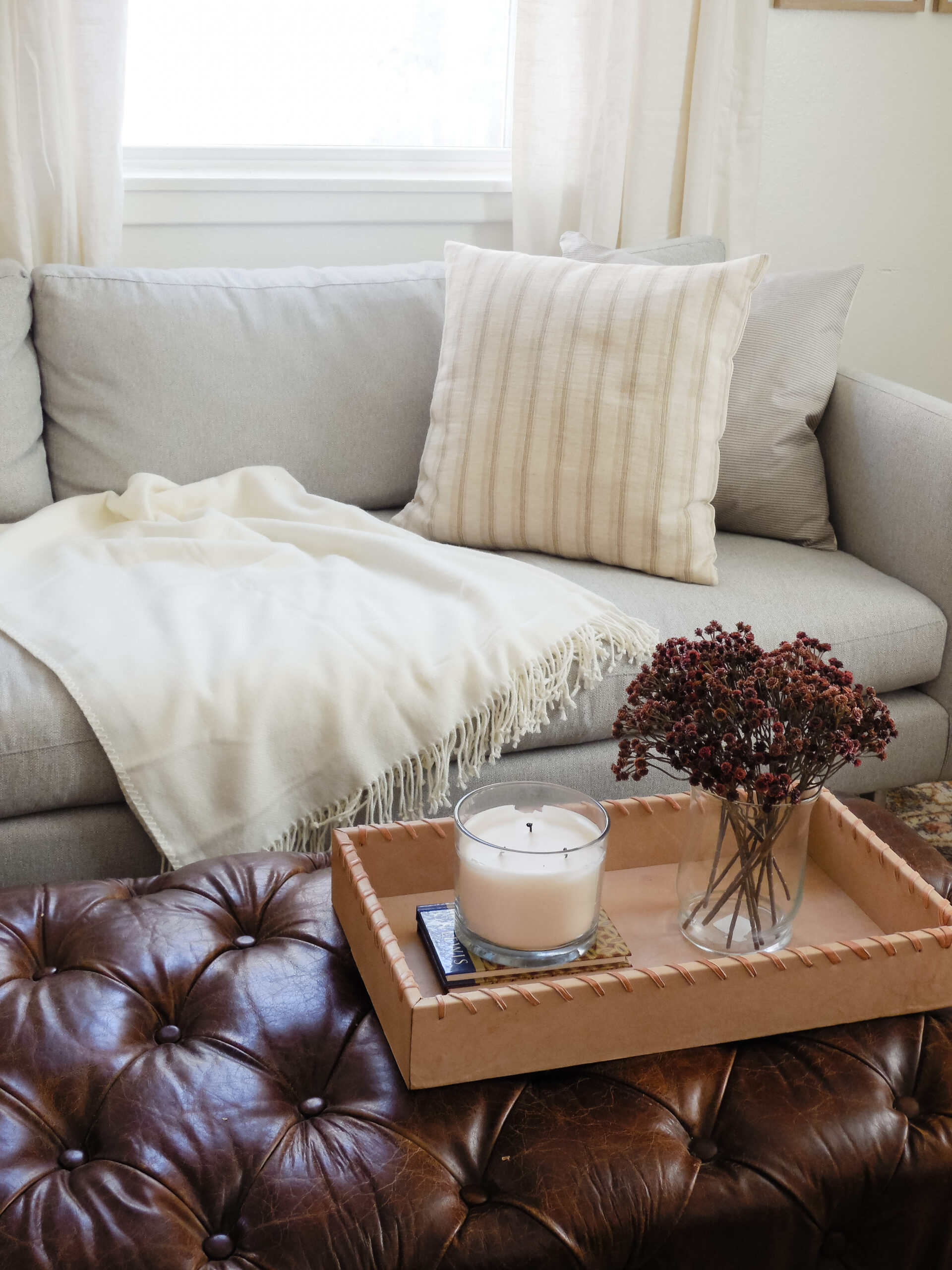 Adding Texture with Throw Pillows